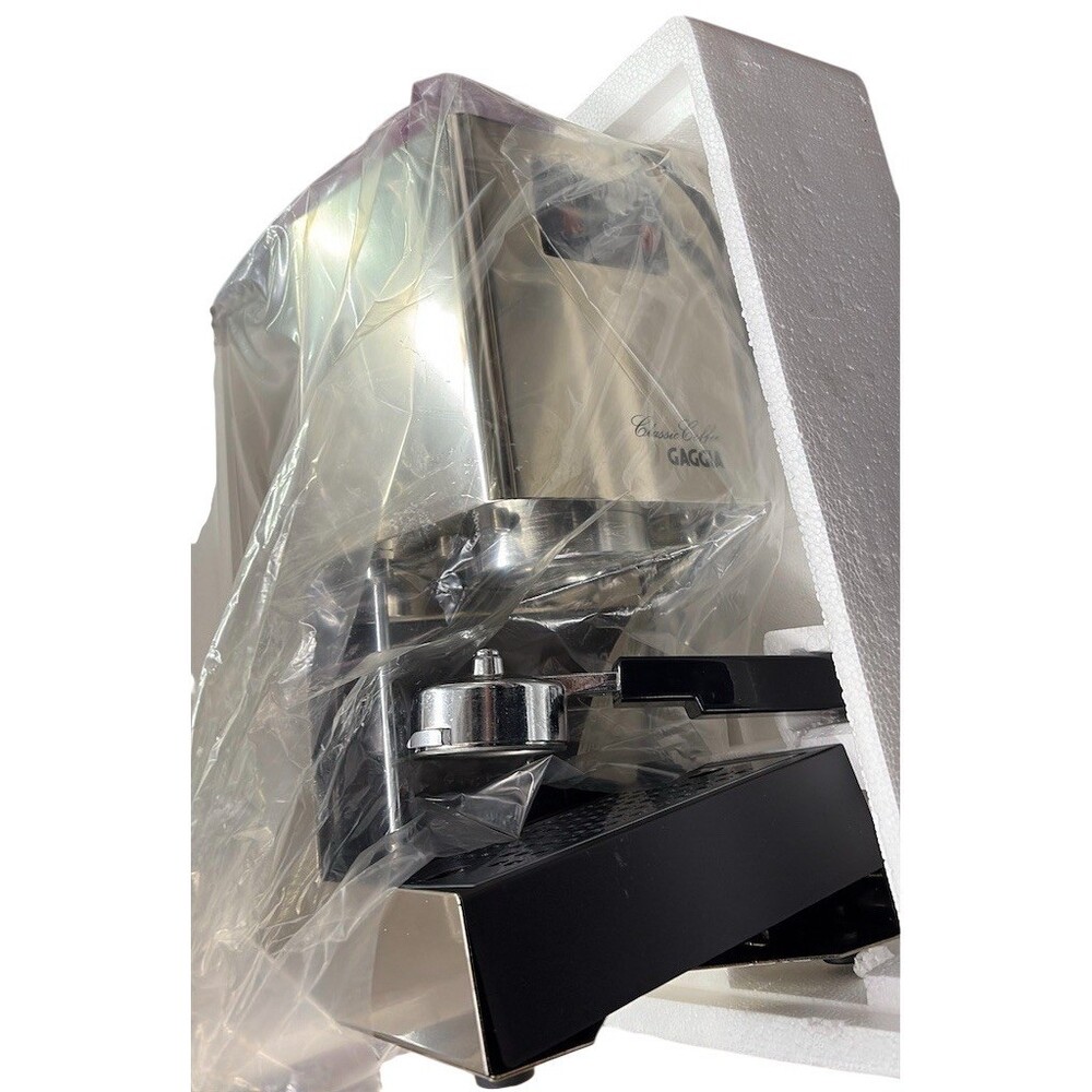 Sold - Gaggia Classic Espresso Cappuccino Machine Silver Steam Wand w/ Box